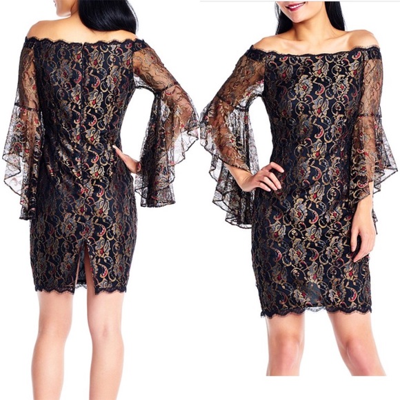 Cocktail Fancy black Lace party dress